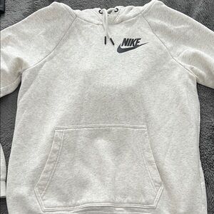 Nike Light Gray Pullover Hoodie